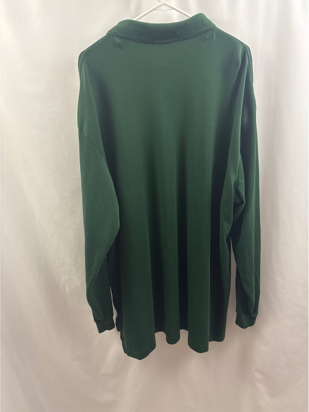Polo by Ralph Lauren Men's Long Sleeve Green Polo Shirt 2XLT Tall - Picture 4 of 5